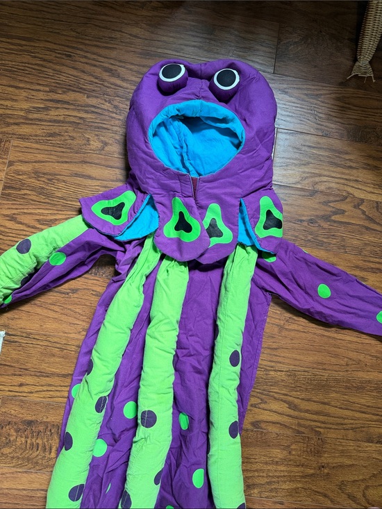 Lillian Vernon Other - Vintage 90s Neon Squid/ Octopus Halloween Costume Kids 6/8